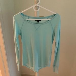 American Eagle Women’s long sleeve waffle shirt